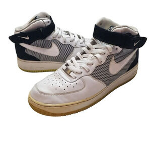 Nike Air Force 1 Mid '07' Neon Yellow 315123-112 Men's‎ Sneakers Shoes US 10.5
